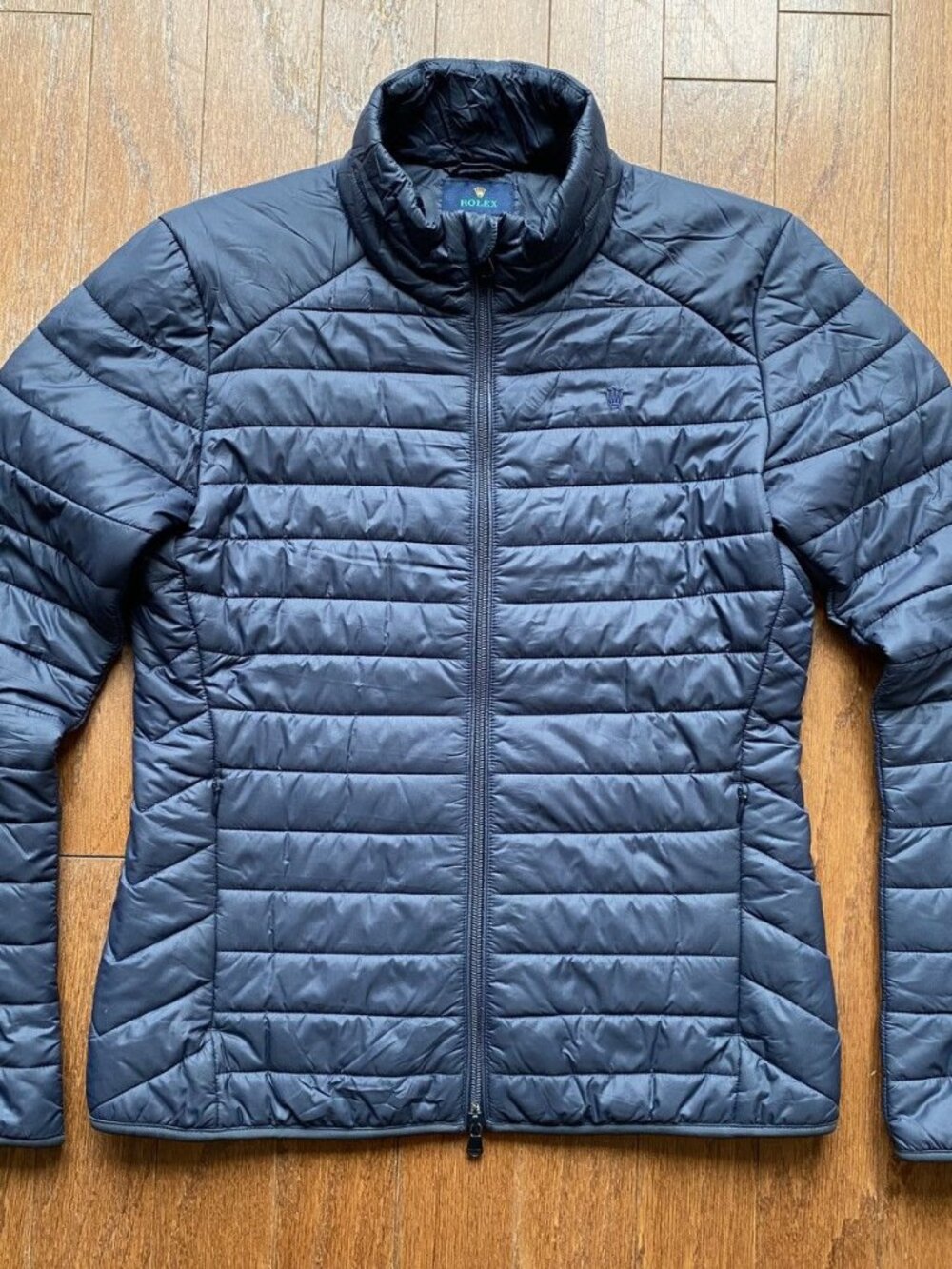 Rolex Rare VIP Dealer’s Lightweight Puffer Jacket Navy Small